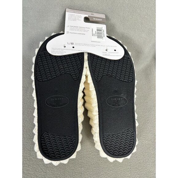 Isotoner Signature Women's Margo Memory Foam Spa Hoodback Slippers Lg 8.5-9 NWTs - Picture 6 of 8
